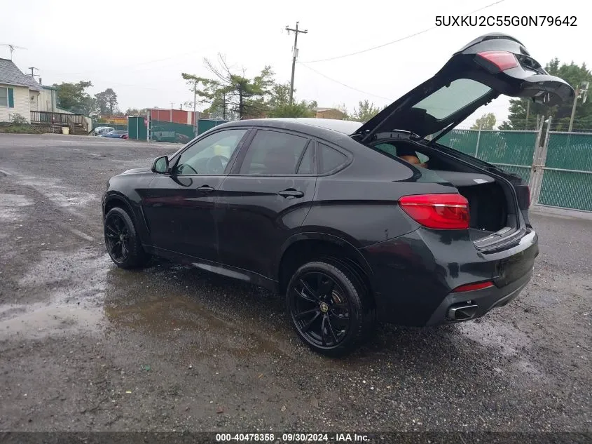 5UXKU2C55G0N79642 2016 BMW X6 xDrive35I