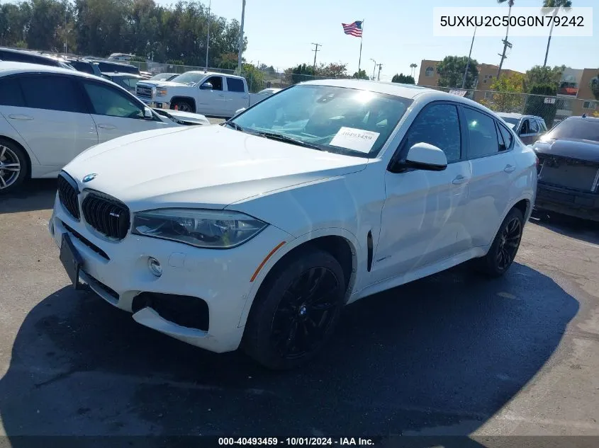 5UXKU2C50G0N79242 2016 BMW X6 xDrive35I