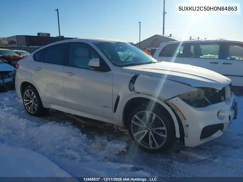 5UXKU2C50H0N84863 2017 BMW X6 xDrive35I