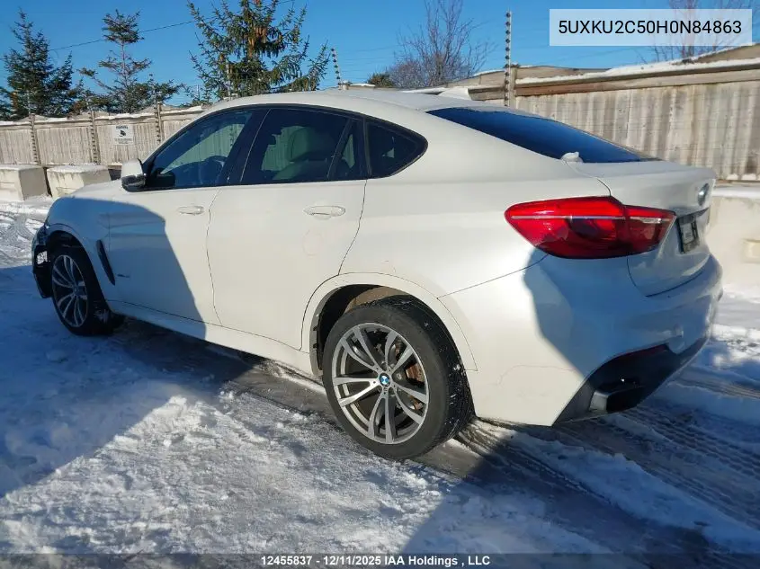 5UXKU2C50H0N84863 2017 BMW X6 xDrive35I