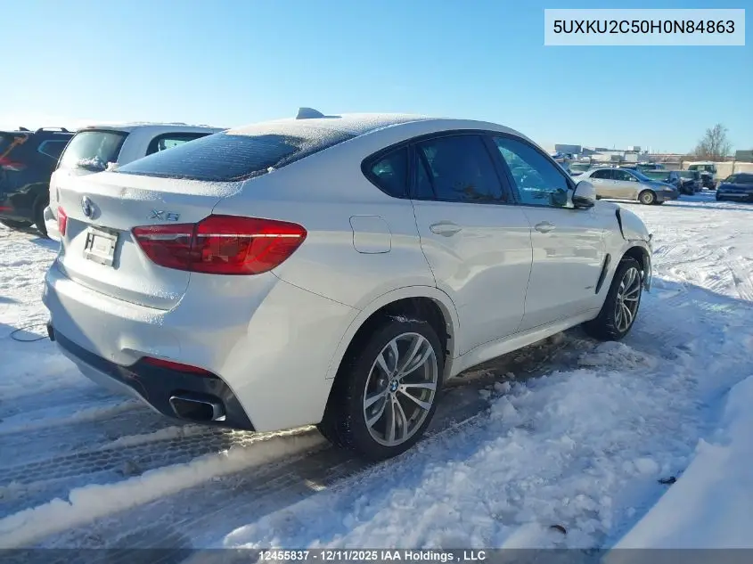 5UXKU2C50H0N84863 2017 BMW X6 xDrive35I