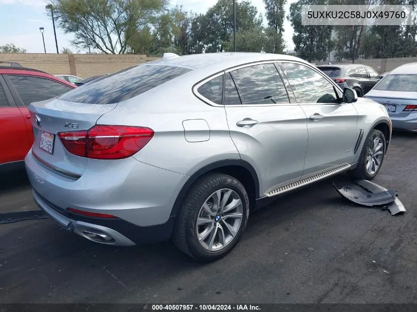 5UXKU2C58J0X49760 2018 BMW X6 xDrive35I