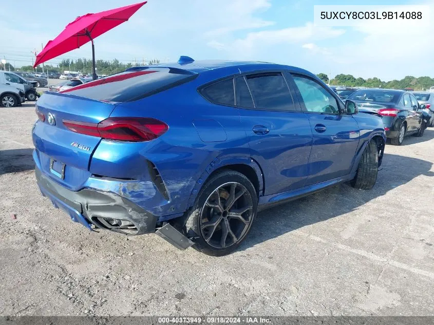 5UXCY8C03L9B14088 2020 BMW X6 M50I