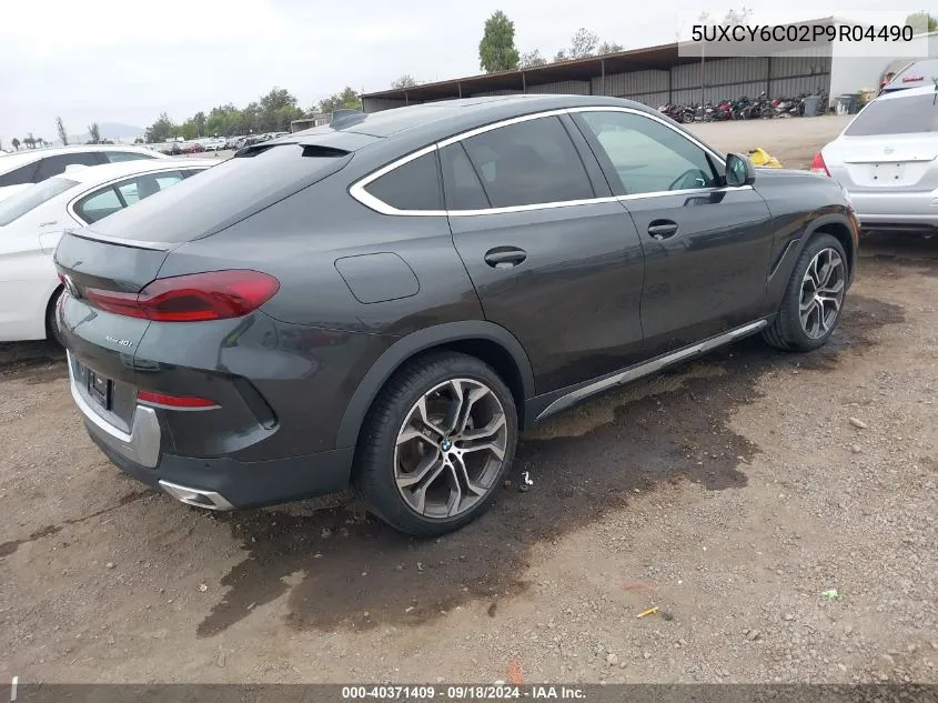 5UXCY6C02P9R04490 2023 BMW X6 xDrive40I