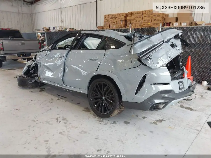 5UX33EX00R9T01236 2024 BMW X6 xDrive40I