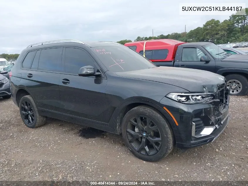 5UXCW2C51KLB44187 2019 BMW X7 xDrive40I