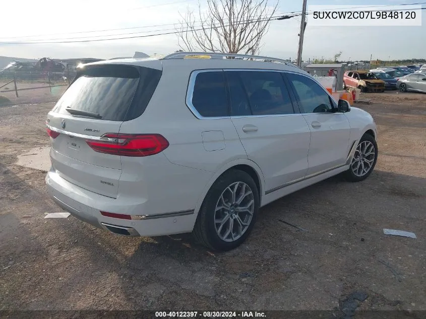 5UXCW2C07L9B48120 2020 BMW X7 xDrive40I