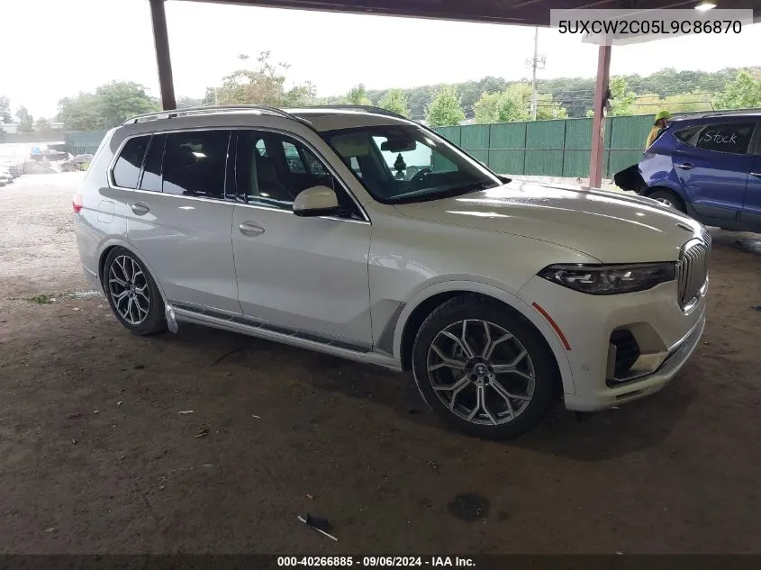 5UXCW2C05L9C86870 2020 BMW X7 xDrive40I