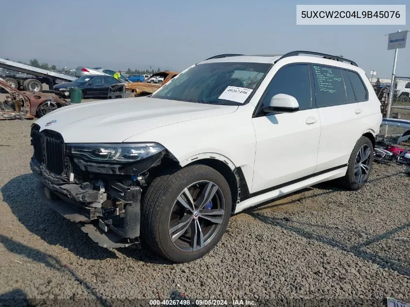 5UXCW2C04L9B45076 2020 BMW X7 xDrive40I