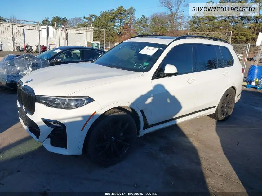 5UXCW2C01L9C45507 2020 BMW X7 xDrive40I