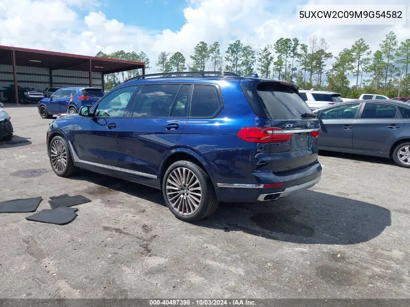 5UXCW2C09M9G54582 2021 BMW X7 xDrive40I