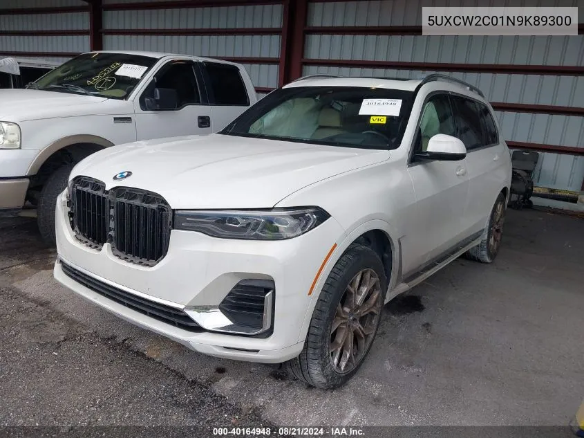 5UXCW2C01N9K89300 2022 BMW X7 xDrive40I