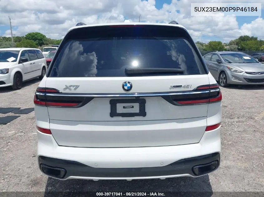 5UX23EM00P9P46184 2023 BMW X7 xDrive40I