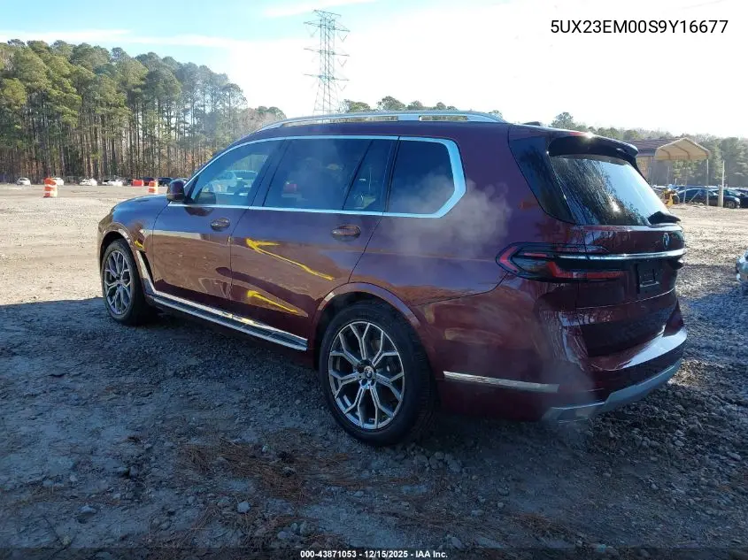 5UX23EM00S9Y16677 2025 BMW X7 xDrive40I
