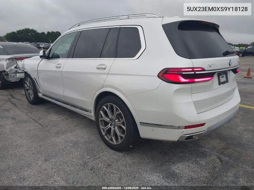 5UX23EM0XS9Y18128 2025 BMW X7 xDrive40I