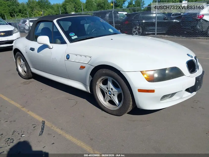 1997 BMW Z3 1.9L Roadster VIN: 4USCH732XVLB83163 Lot: 45329959