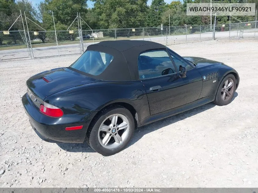 WBACH9346YLF90921 2000 BMW Z3 2.3