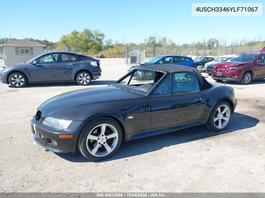 4USCH3346YLF71067 2000 BMW Z3 2.8L