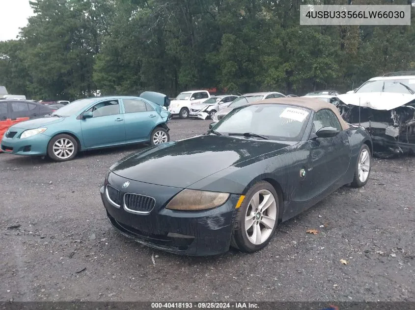 4USBU33566LW66030 2006 BMW Z4 3.0I