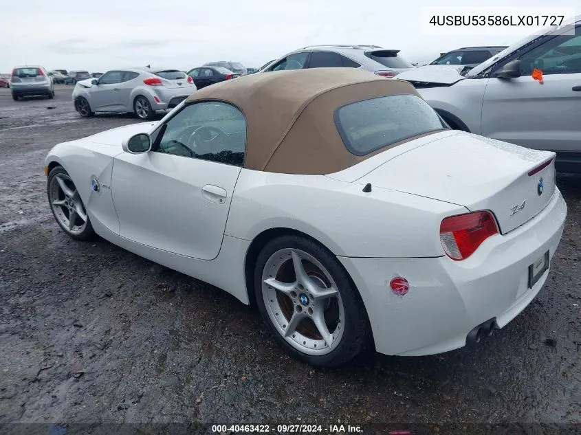 4USBU53586LX01727 2006 BMW Z4 3.0Si