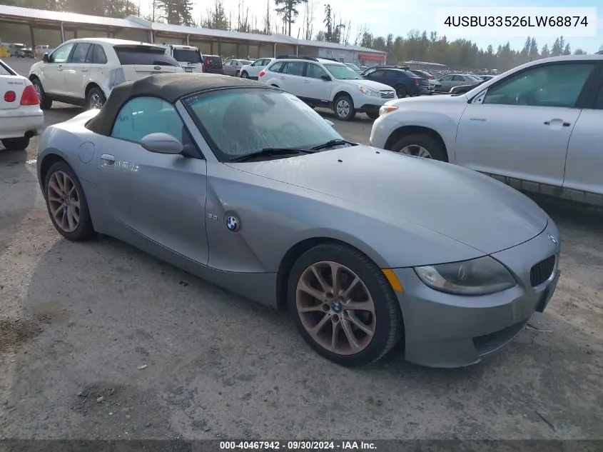 4USBU33526LW68874 2006 BMW Z4 3.0