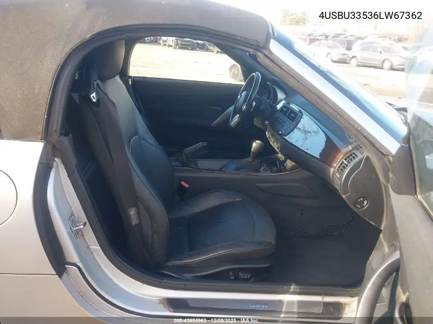 4USBU33536LW67362 2006 BMW Z4 3.0I
