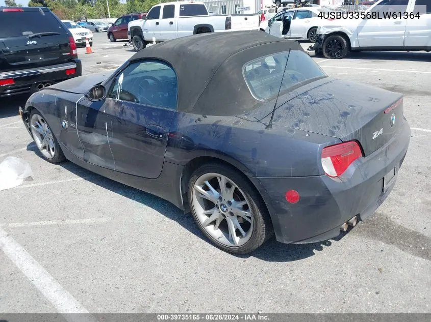 4USBU33568LW61364 2008 BMW Z4 3.0I