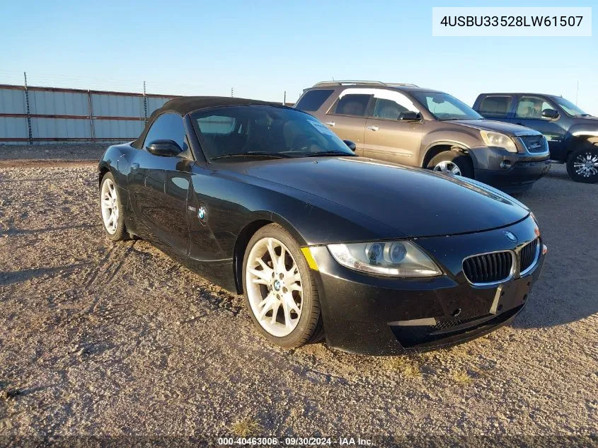 4USBU33528LW61507 2008 BMW Z4 3.0