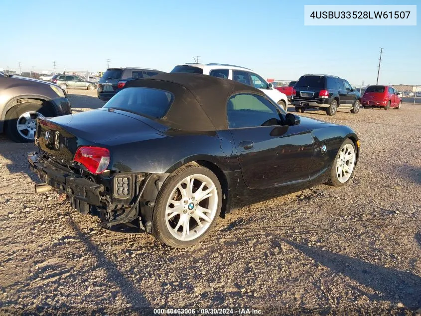 4USBU33528LW61507 2008 BMW Z4 3.0