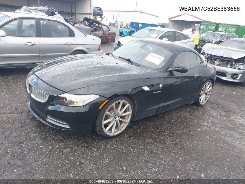 WBALM7C52BE383668 2011 BMW Z4 Sdrive35I