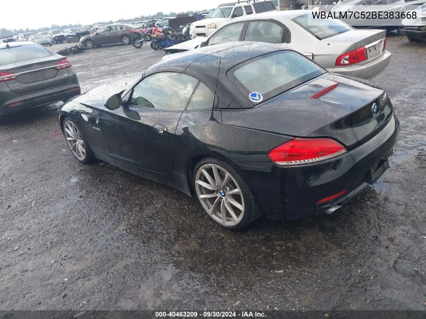 WBALM7C52BE383668 2011 BMW Z4 Sdrive35I