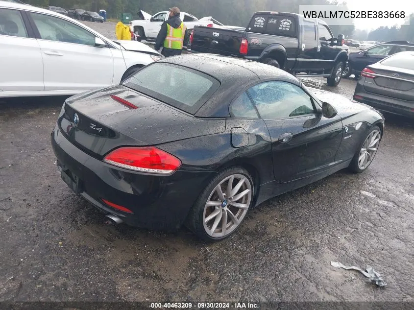 WBALM7C52BE383668 2011 BMW Z4 Sdrive35I