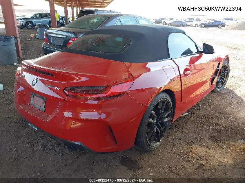 WBAHF3C50KWW22394 2019 BMW Z4 Sdrive30I