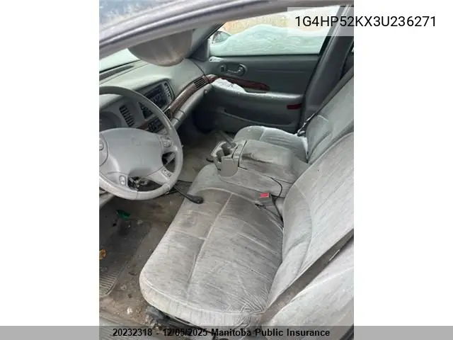1G4HP52KX3U236271 2003 Buick Le Sabre Custom