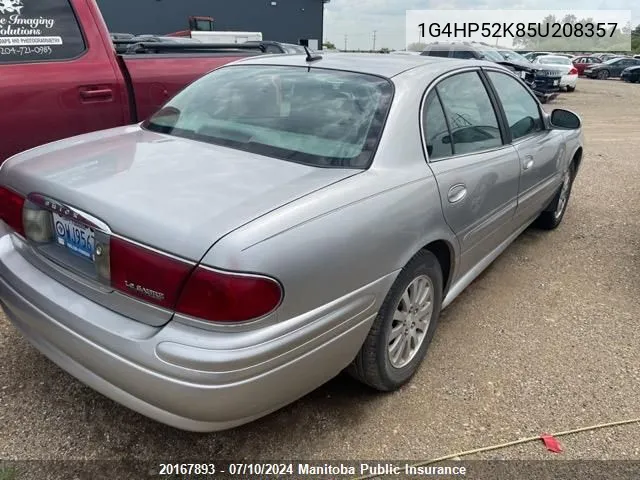 2005 Buick Le Sabre Custom VIN: 1G4HP52K85U208357 Lot: 20167893