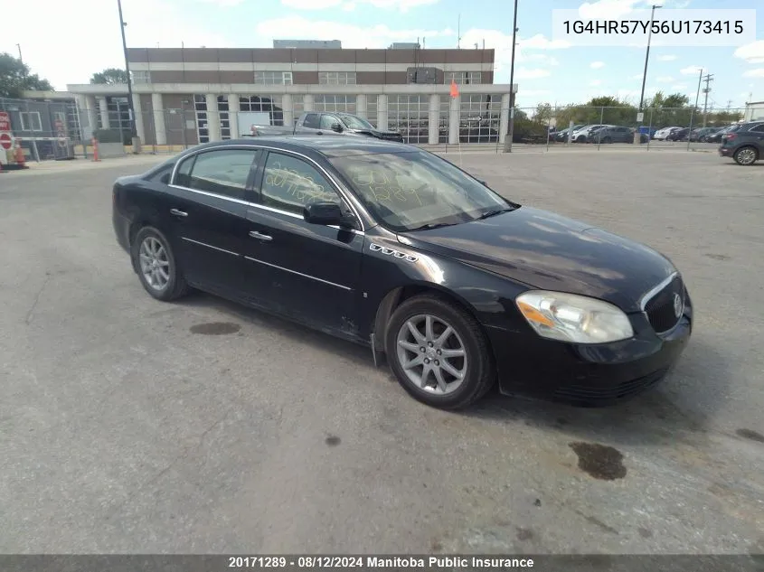 1G4HR57Y56U173415 2006 Buick Lucerne Cxl V8