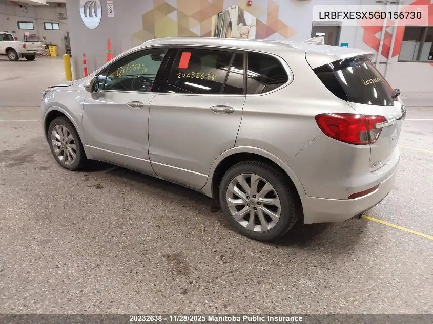 LRBFXESX5GD156730 2016 Buick Envision Turbo