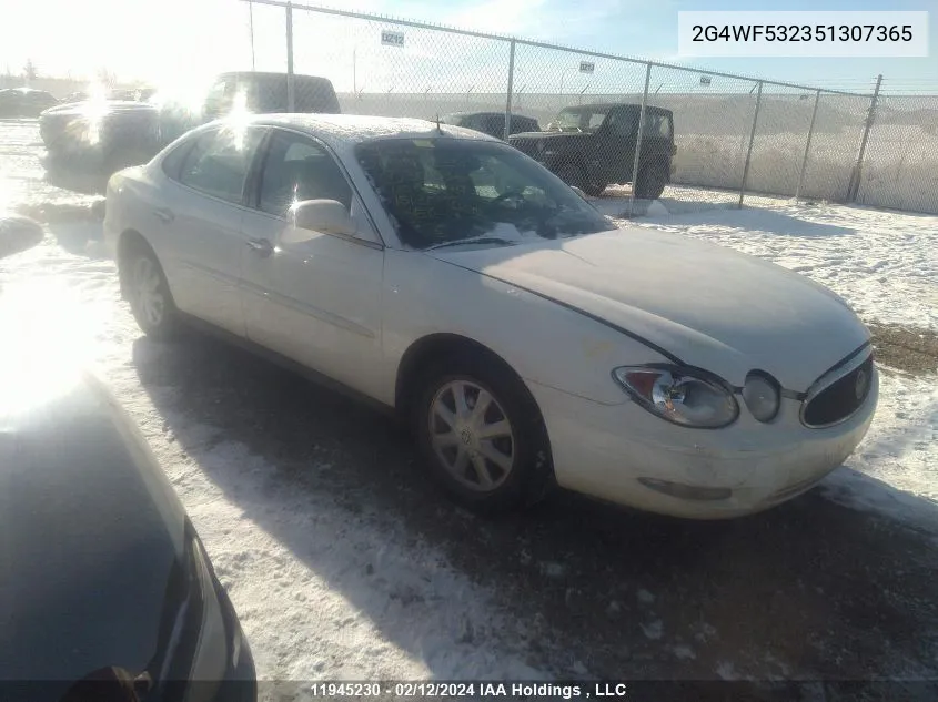 2005 Buick Allure VIN: 2G4WF532351307365 Lot: 11945230