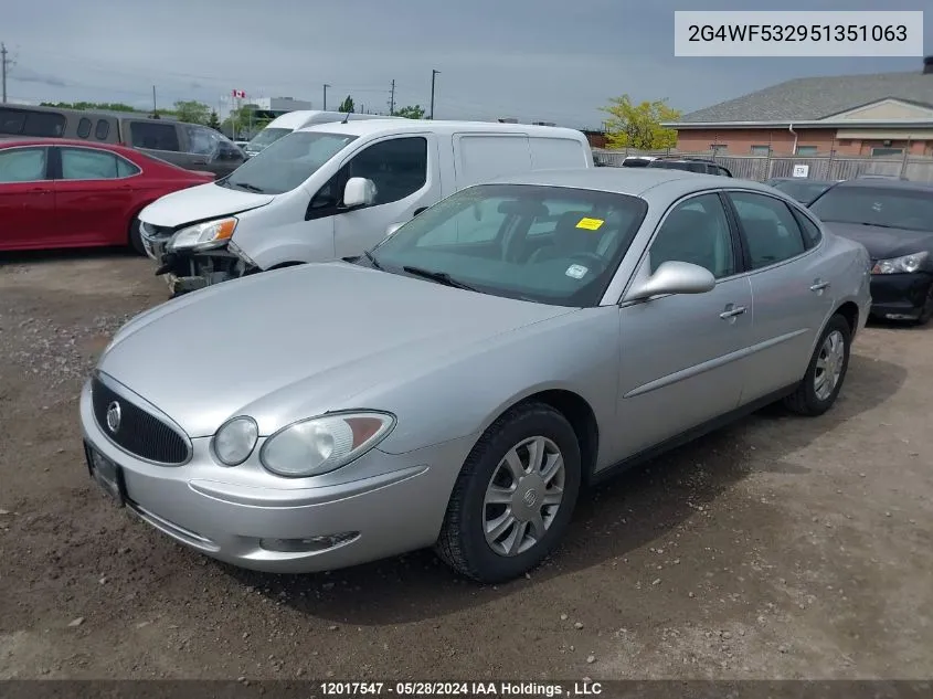 2005 Buick Allure VIN: 2G4WF532951351063 Lot: 12017547