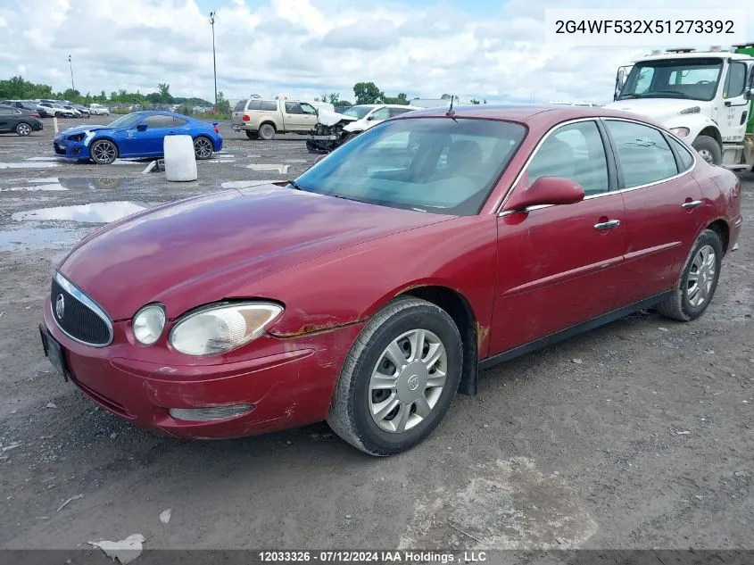 2005 Buick Allure VIN: 2G4WF532X51273392 Lot: 12033326