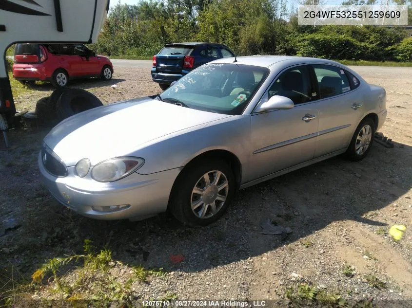 2005 Buick Allure VIN: 2G4WF532551259609 Lot: 12075710