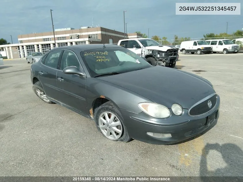 2005 Buick Allure Cxl VIN: 2G4WJ532251345457 Lot: 20159348