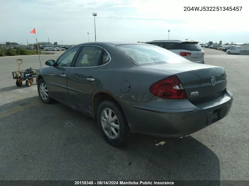 2005 Buick Allure Cxl VIN: 2G4WJ532251345457 Lot: 20159348