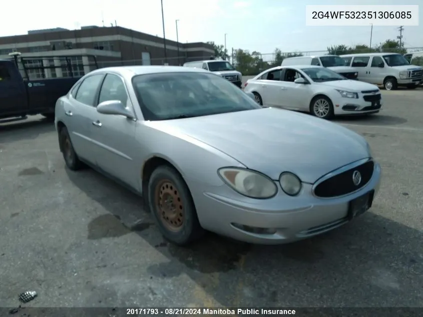 2005 Buick Allure Cx VIN: 2G4WF532351306085 Lot: 20171793