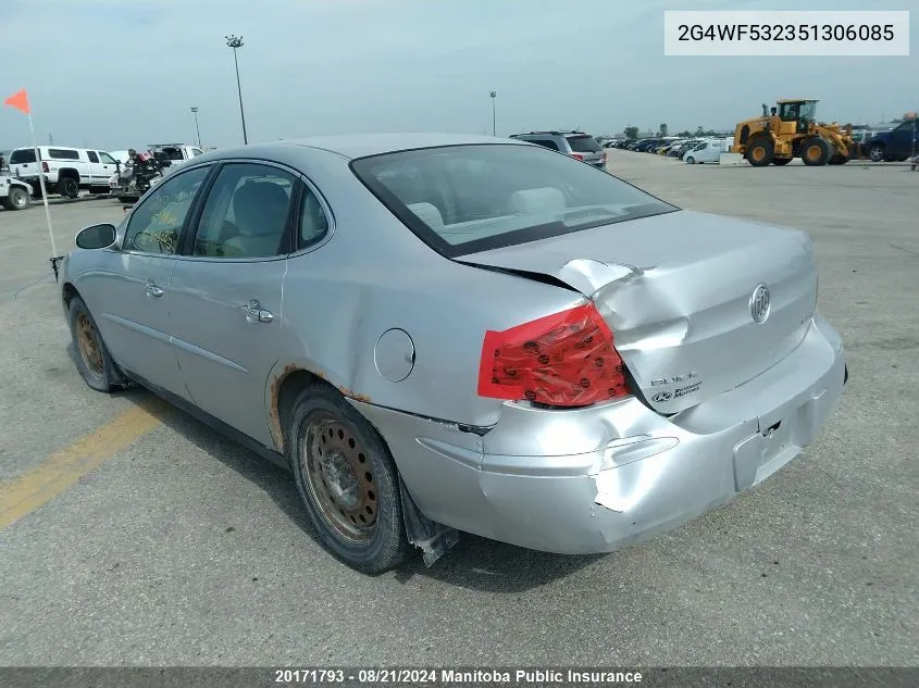 2005 Buick Allure Cx VIN: 2G4WF532351306085 Lot: 20171793