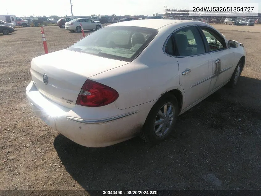 2005 Buick Allure Cxl VIN: 2G4WJ532651354727 Lot: 30043490