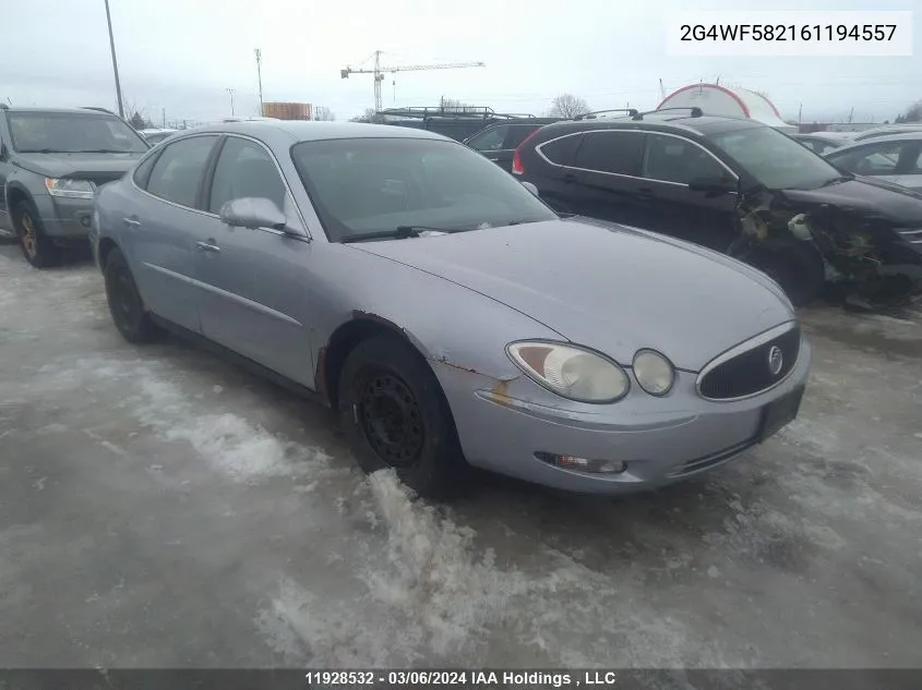 2G4WF582161194557 2006 Buick Allure Cx