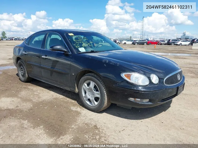 2006 Buick Allure Cx VIN: 2G4WF582461102311 Lot: 12038862