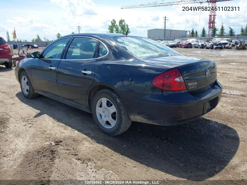 2006 Buick Allure Cx VIN: 2G4WF582461102311 Lot: 12038862