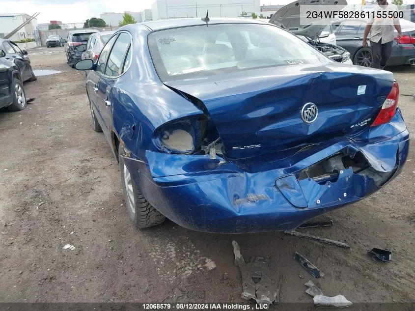 2G4WF582861155500 2006 Buick Allure